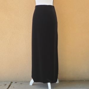 Jaclyn Smith Classic black velvety skirt